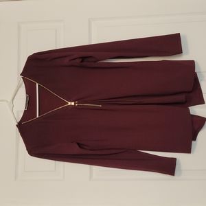 Wine colored blouse
